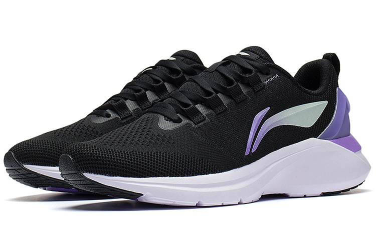 (W) Li-Ning Casual Jogger Low 'Black Purple' 圖 3