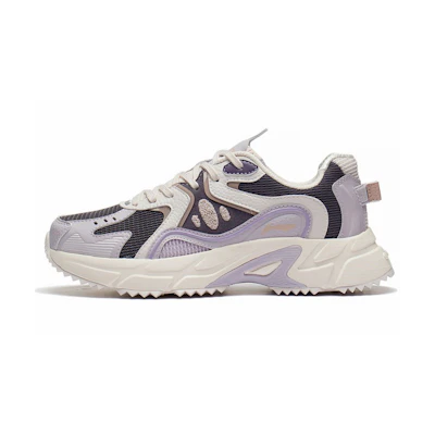 (W) Li-Ning Casual Lightweight Low-Top Sneakers 'Beige Purple'