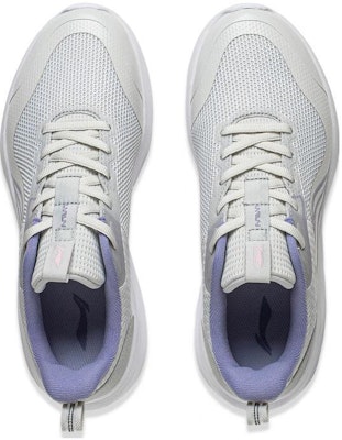 (Women) Li-Ning Casual Low 'Reflective White Grey' ARST064-2 Shop (Women) Li-Ning Casual Low 'Reflective White Grey' ARST064-2