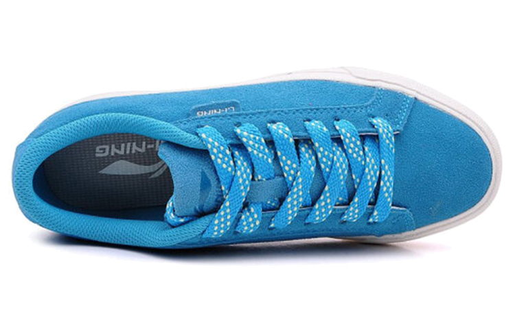 Lookbook LiNing李寧 透氣耐磨休閒低幫板鞋 女款 蔚藍