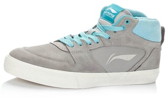 (Women) Li-Ning Casual Mid-Top 'Grey Blue' ALMG046-2 (Women) Li-Ning Casual Mid-Top 'Grey Blue' ALMG046-2