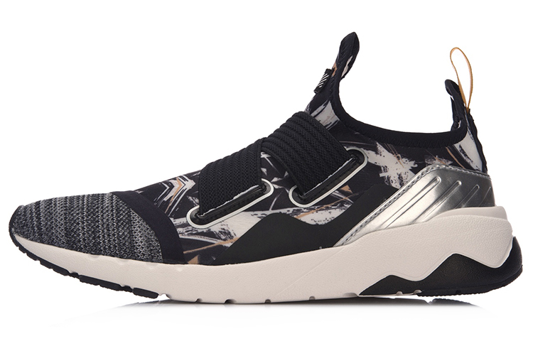 Buy (W) 李宁休闲跑鞋 '黑银' GLKM172-3