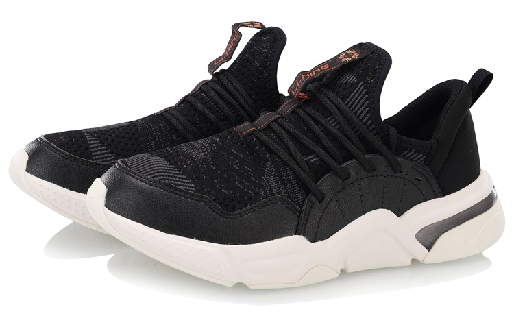 Lookbook (W) 李寧カジュアルランニングロー「スタンダードブラック」 AGLN136-1