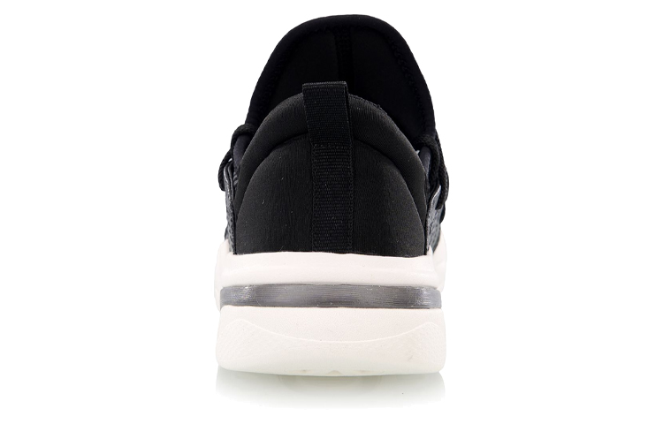 Details for (W) 李寧カジュアルランニングロー「スタンダードブラック」 AGLN136-1