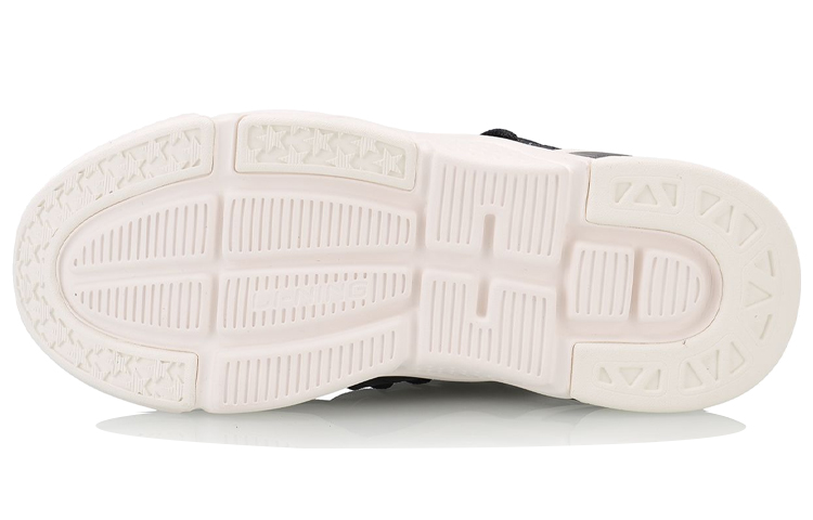 Sizing (W) 李寧カジュアルランニングロー「スタンダードブラック」 AGLN136-1