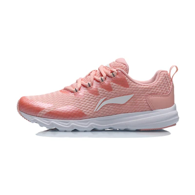 (W) Li-Ning Casual Running Shoe 'Pink-White'