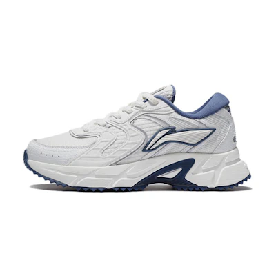 (W) Li-Ning Casual Running Shoes 'White Silver Blue'