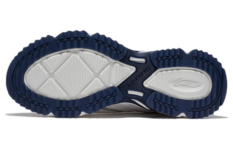 (W) Li-Ning Casual Running Shoes 'White Silver Blue' 圖 5