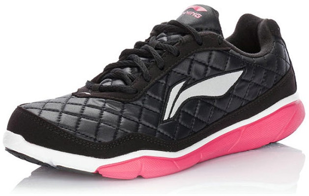 (Women) Li-Ning Casual Running Sneakers 'Black Pink' ARBG062-2 Lookbook (Women) Li-Ning Casual Running Sneakers 'Black Pink' ARBG062-2