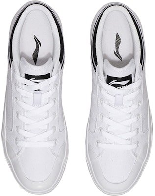 (W) Li-Ning Skate Casual 'Blanco Negro' AGCN354-2 Shop (W) Li-Ning Skate Casual 'Blanco Negro' AGCN354-2