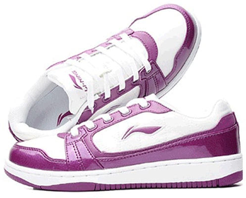 (W) Zapatillas de Skate Casual Li-Ning 'Blanco Morado' ALCF140-1 Lookbook (W) Zapatillas de Skate Casual Li-Ning 'Blanco Morado' ALCF140-1