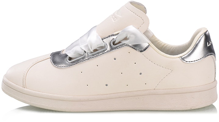 (Women) Li-Ning Casual Skate Shoe 'White Silver' AGCN066-1 Buy (Women) Li-Ning Casual Skate Shoe 'White Silver' AGCN066-1