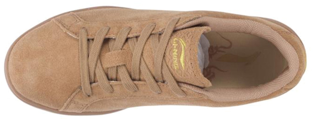 (Women) Li-Ning Casual Skate Shoes 'Mustard Yellow' ALCG064-4 Lookbook (Women) Li-Ning Casual Skate Shoes 'Mustard Yellow' ALCG064-4