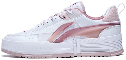 (Women) Li-Ning Casual Skate Shoes 'White Pink' AGCT136-3 (Women) Li-Ning Casual Skate Shoes 'White Pink' AGCT136-3