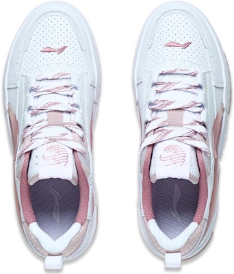 (Women) Li-Ning Casual Skate Shoes 'White Pink' AGCT136-3 Shop (Women) Li-Ning Casual Skate Shoes 'White Pink' AGCT136-3