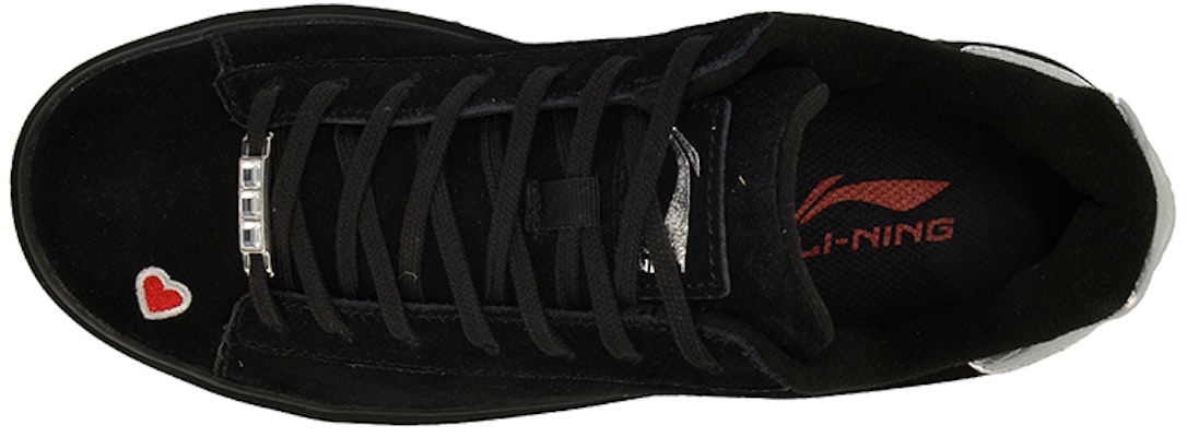 (W) Li-Ning Sepatu Skate Kasual 'Hitam Silver' AGLM106-1 Lookbook (W) Li-Ning Sepatu Skate Kasual 'Hitam Silver' AGLM106-1