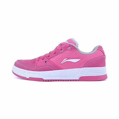 (W) Li-Ning Casual Skate Sneaker 'Pink Grey'