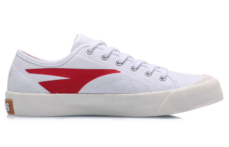 (W) Li-Ning Casual Sneakers 'White Red' 圖 2