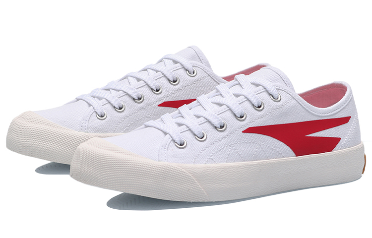 (W) Li-Ning Casual Sneakers 'White Red' 圖 3