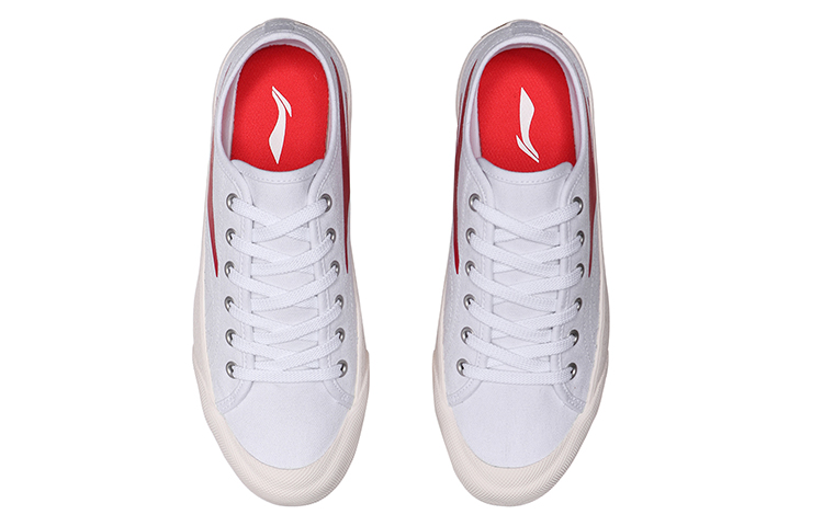 (W) Li-Ning Casual Sneakers 'White Red' 圖 4