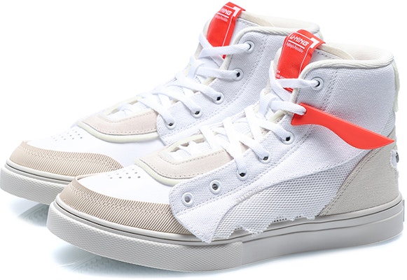 (Women) Li-Ning CF High 'Grey White' AGCR078-2 Lookbook (Women) Li-Ning CF High 'Grey White' AGCR078-2