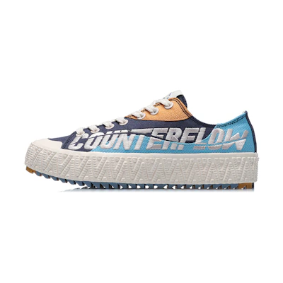 (W) Li-Ning Counterflow Skate Shoes 'Blue White'