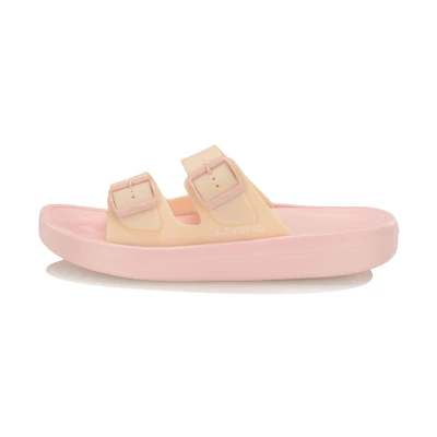 (W) Li-Ning Clap Sandals 'Pink'