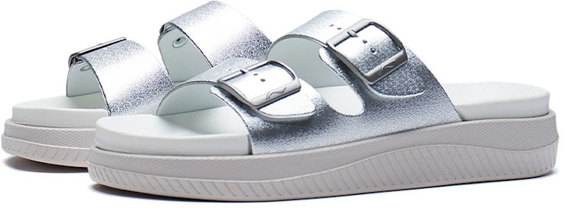 (W) 리닝 클랩 스타일리쉬 실버 슬리퍼 (Li-Ning Clap 스타일리쉬 실버 슬리퍼) AGAS004-2 Lookbook (W) 리닝 클랩 스타일리쉬 실버 슬리퍼 (Li-Ning Clap 스타일리쉬 실버 슬리퍼) AGAS004-2