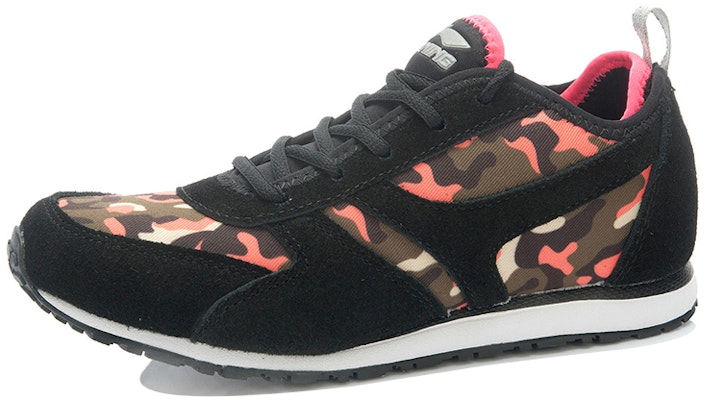 (Women) Li-Ning Classic Breathable Running Shoes 'Black Red Camo' ALCK098-1 Order (Women) Li-Ning Classic Breathable Running Shoes 'Black Red Camo' ALCK098-1