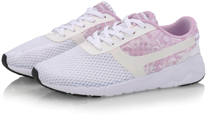 (W) Li-Ning Classic Casual 'Heather White' Sepatu Kasual Putih Abu-abu AGCM054-5 Lookbook (W) Li-Ning Classic Casual 'Heather White' Sepatu Kasual Putih Abu-abu AGCM054-5