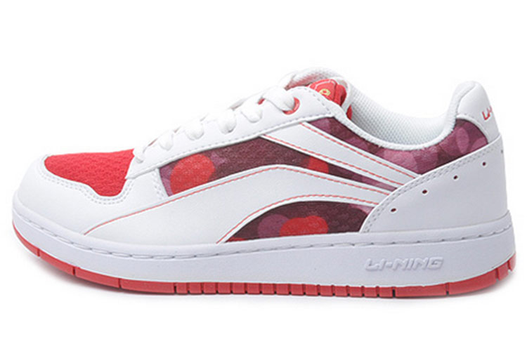 (Women) Li-Ning Classic Casual 'White Red' ALCG054-2