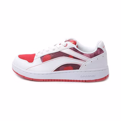(W) Li-Ning Classic Casual 'White Red'
