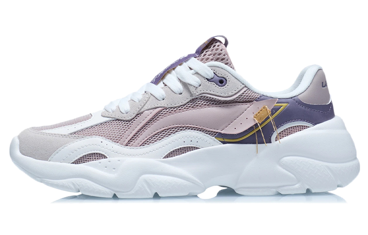 (Women) Li-Ning Classic Casual Low 'Grey Purple' AGCR166-5