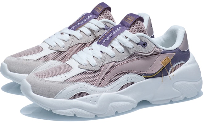 (W) Li-Ning Klasik Kasual Low 'Abu Purple' AGCR166-5 Lookbook (W) Li-Ning Klasik Kasual Low 'Abu Purple' AGCR166-5