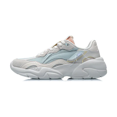 (W) Li-Ning Classic Casual Low 'Light Blue Grey'