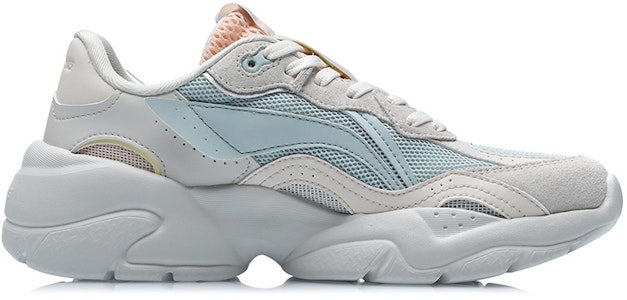 (W) Li-Ning Kasual Rendah Klasik 'Biru Muda Kelabu' AGCR166-2 Order (W) Li-Ning Kasual Rendah Klasik 'Biru Muda Kelabu' AGCR166-2