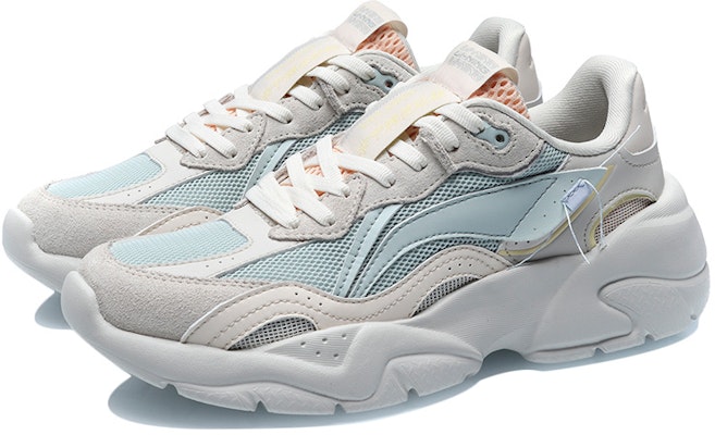 (Women) Li-Ning Classic Casual Low 'Light Blue Grey' AGCR166-2 Lookbook (Women) Li-Ning Classic Casual Low 'Light Blue Grey' AGCR166-2