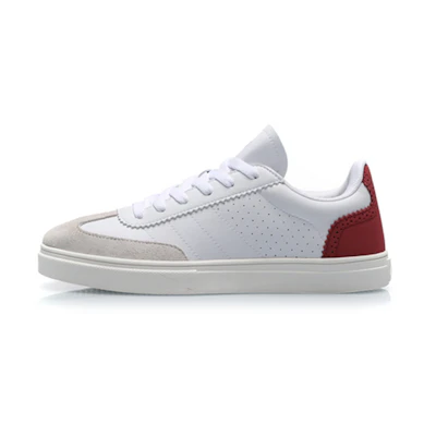 (W) Li-Ning Classic Casual Shoes 'White Red'