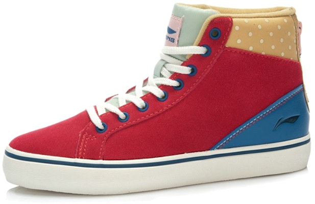 (Women) Li-Ning Classic Comfort High 'Red Blue' ALCJ116-1 Lookbook (Women) Li-Ning Classic Comfort High 'Red Blue' ALCJ116-1