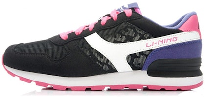 (Women) Li-Ning Classic Comfort Low-Top 'Black White Purple' ALCK026-3 (Women) Li-Ning Classic Comfort Low-Top 'Black White Purple' ALCK026-3