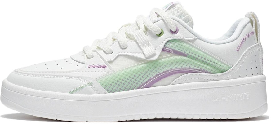 (Women) Li-Ning Classic Leisure 'White Light Green' AGCS086-3 Buy (Women) Li-Ning Classic Leisure 'White Light Green' AGCS086-3