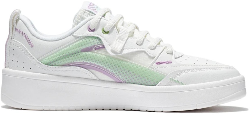 (W) Li-Ning Klasik Santai 'Putih Hijau Muda' AGCS086-3 Order (W) Li-Ning Klasik Santai 'Putih Hijau Muda' AGCS086-3
