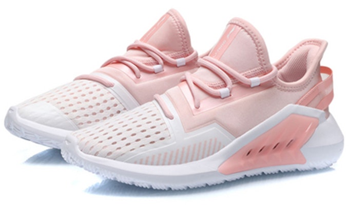 (W) Li-Ning Klasik Santai 'Putih Pink' AGLP076-1 Lookbook (W) Li-Ning Klasik Santai 'Putih Pink' AGLP076-1