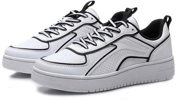 (W) Li-Ning Kasut Sukan Klasik Putih Hitam AGCP128-6 Lookbook (W) Li-Ning Kasut Sukan Klasik Putih Hitam AGCP128-6