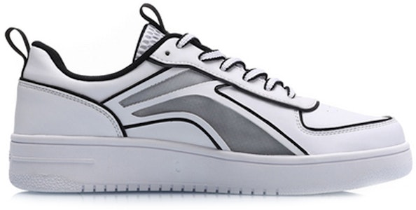 (W) Li-Ning Clásico Casual Low 'Blanco Negro Contorneado' AGCP128-3 Order (W) Li-Ning Clásico Casual Low 'Blanco Negro Contorneado' AGCP128-3