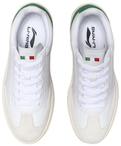 (W) Li-Ning Klasik Kasual Rendah 'Putih Hijau' AGCP124-1 Shop (W) Li-Ning Klasik Kasual Rendah 'Putih Hijau' AGCP124-1