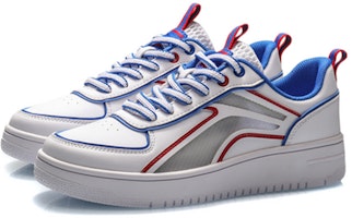 (W) Li-Ning Klasik Santai Rendah 'Putih Merah Biru' AGCP128-4 Lookbook (W) Li-Ning Klasik Santai Rendah 'Putih Merah Biru' AGCP128-4