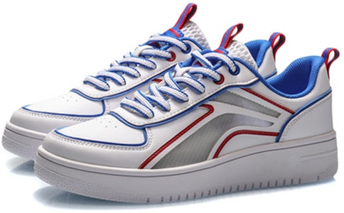 (W) 리닝 클래식 레저 로우 '화이트 레드 블루' AGCP128-4 Lookbook (W) 리닝 클래식 레저 로우 '화이트 레드 블루' AGCP128-4