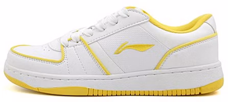 (Women) Li-Ning Classic Low-Top 'White Yellow' ALCF142-2 (Women) Li-Ning Classic Low-Top 'White Yellow' ALCF142-2