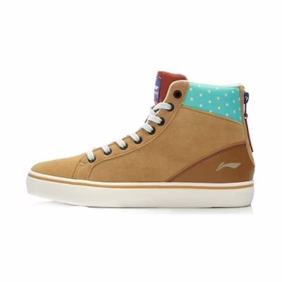 (W) Li-Ning Classic Mid-Top 'Brown'